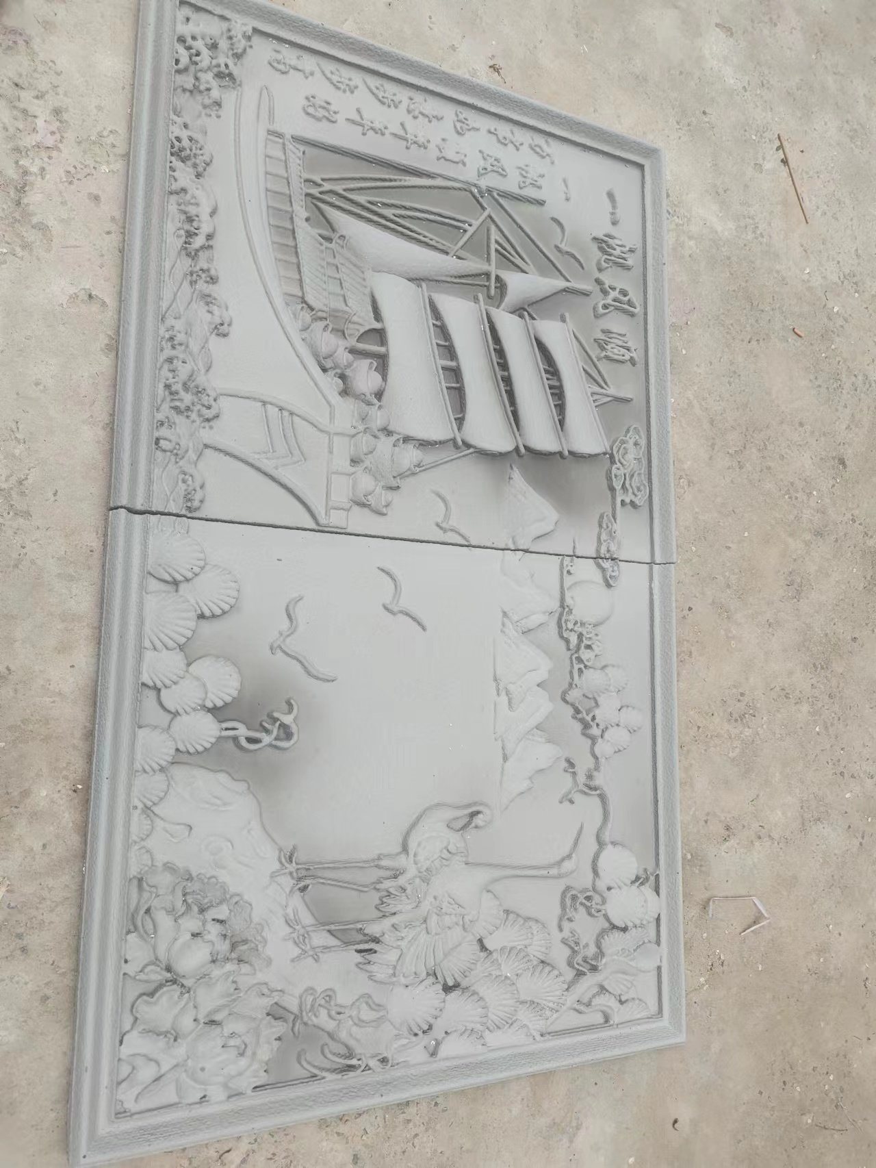 EPS Foam External Wall Decoration Carved Panel, Polystyrene Cheap Wall Decoration Material Custom Manufacturers