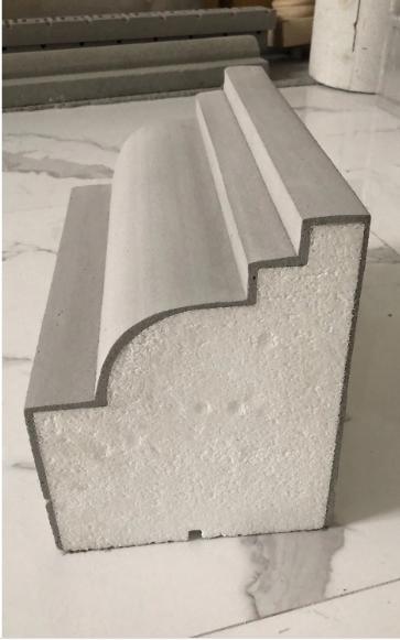 EPS Foam Square Lines Eaves European Villa Exterior Wall Construction Materialcomponent Waist Line Window Cover Line Eaves Line Manufacturer Custom