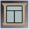 Manufacturer Custom EPS Construction Material Exterior Mouldings Window Cover Exterior Mouldings Exterior Architecture