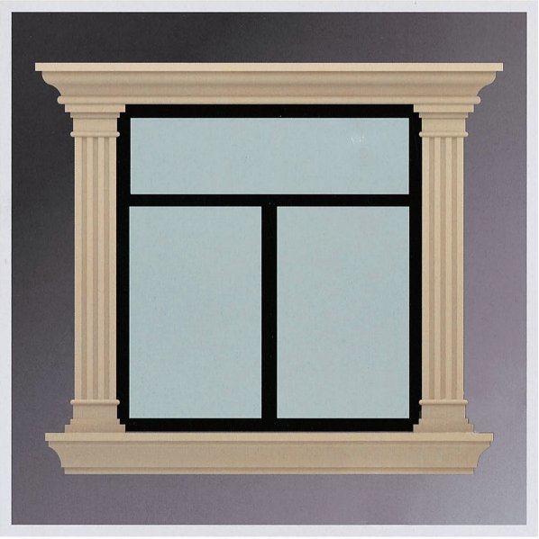 Manufacturer Custom EPS Construction Material Exterior Mouldings Window Cover Exterior Mouldings Exterior Architecture