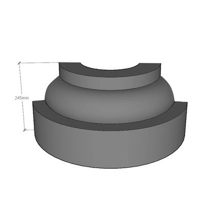 Manufacturer Custom EPS Decoration Material Column Modeling