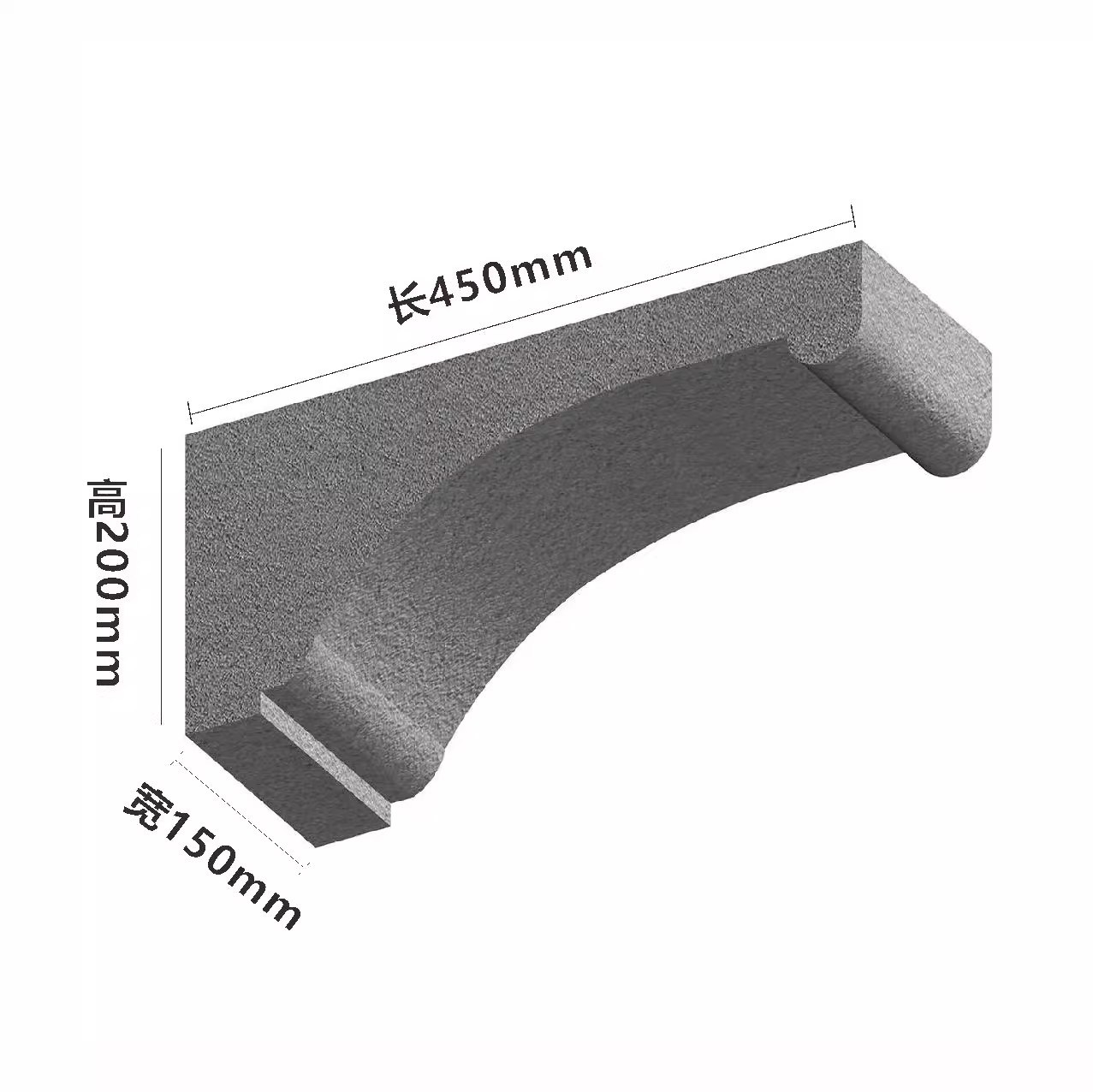 External Wall Construction Material EPS Column Foam Cornice Line Moulding