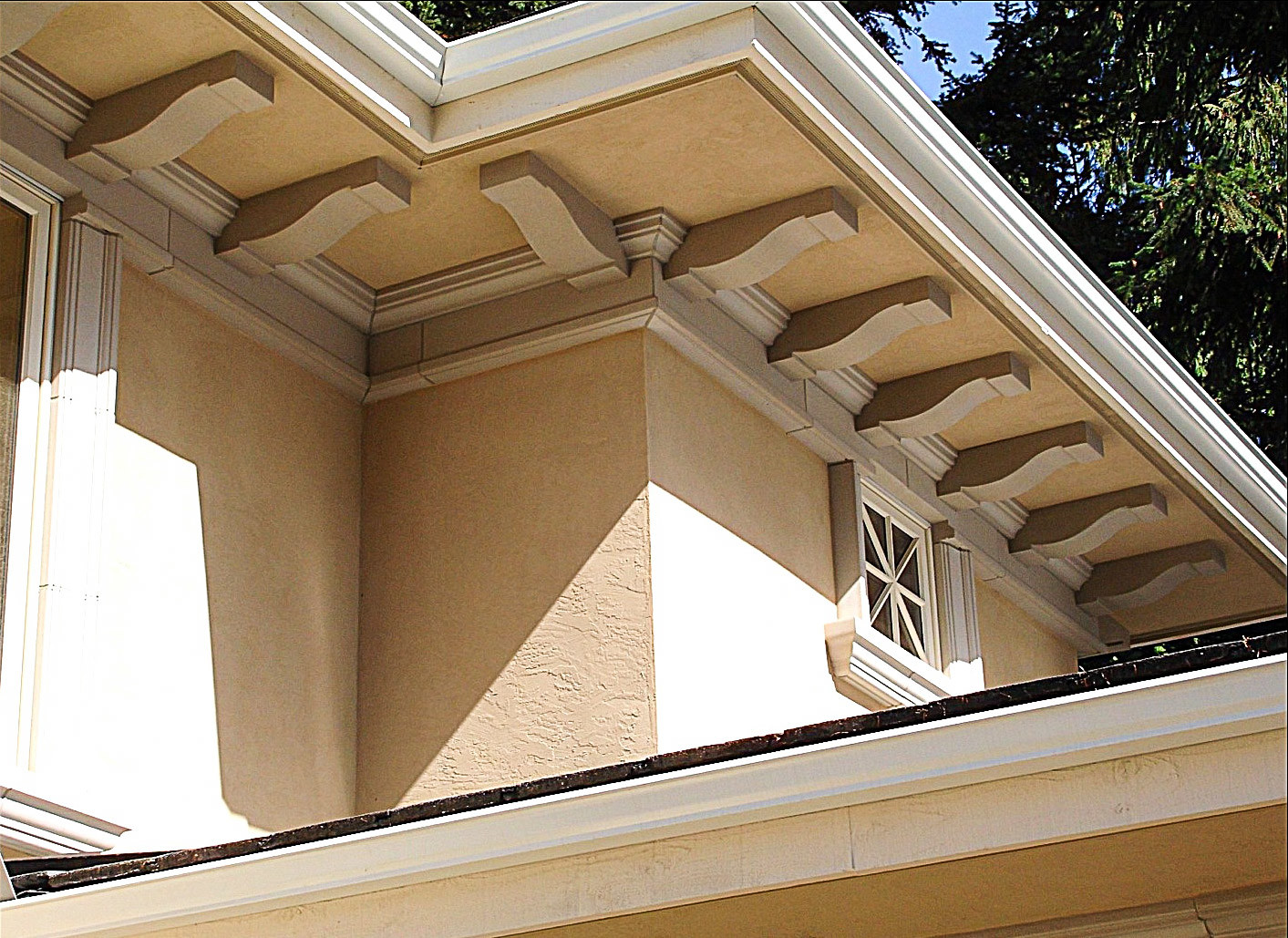 Building Exterior Decoration Material EPS Cornice Line Exteriormouldings Foammouldings