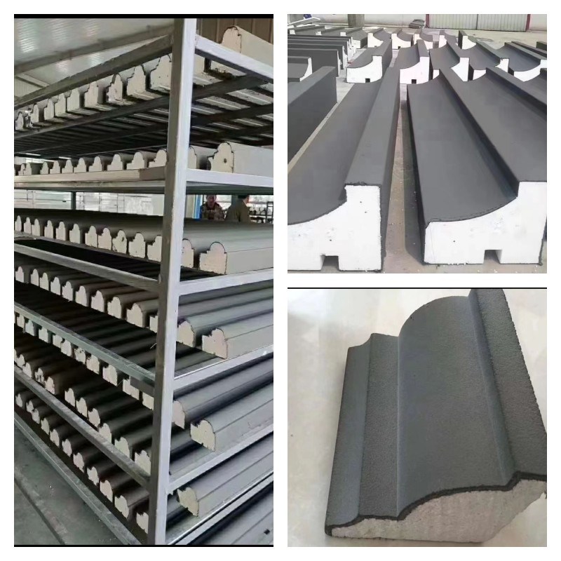 Villa EPS Exterior Wall Construction Material EPS Lines Moulding Building Material