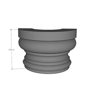 EPS Roman Column Lines, Column Head, Column Base Molding, Villa Construction Material, Corner Columns, Exterior Wall Customization