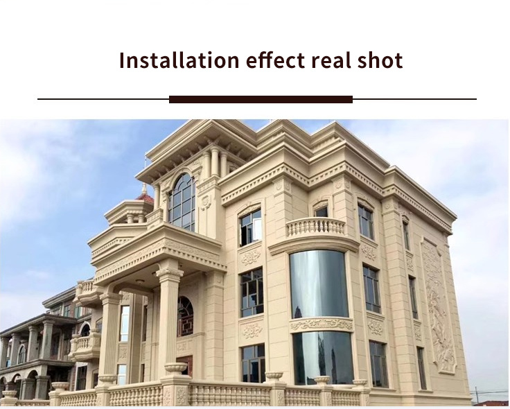 Villa Exterior Wall EPS Beam Bracket Construction Material Decoration Corbel Line Modeling