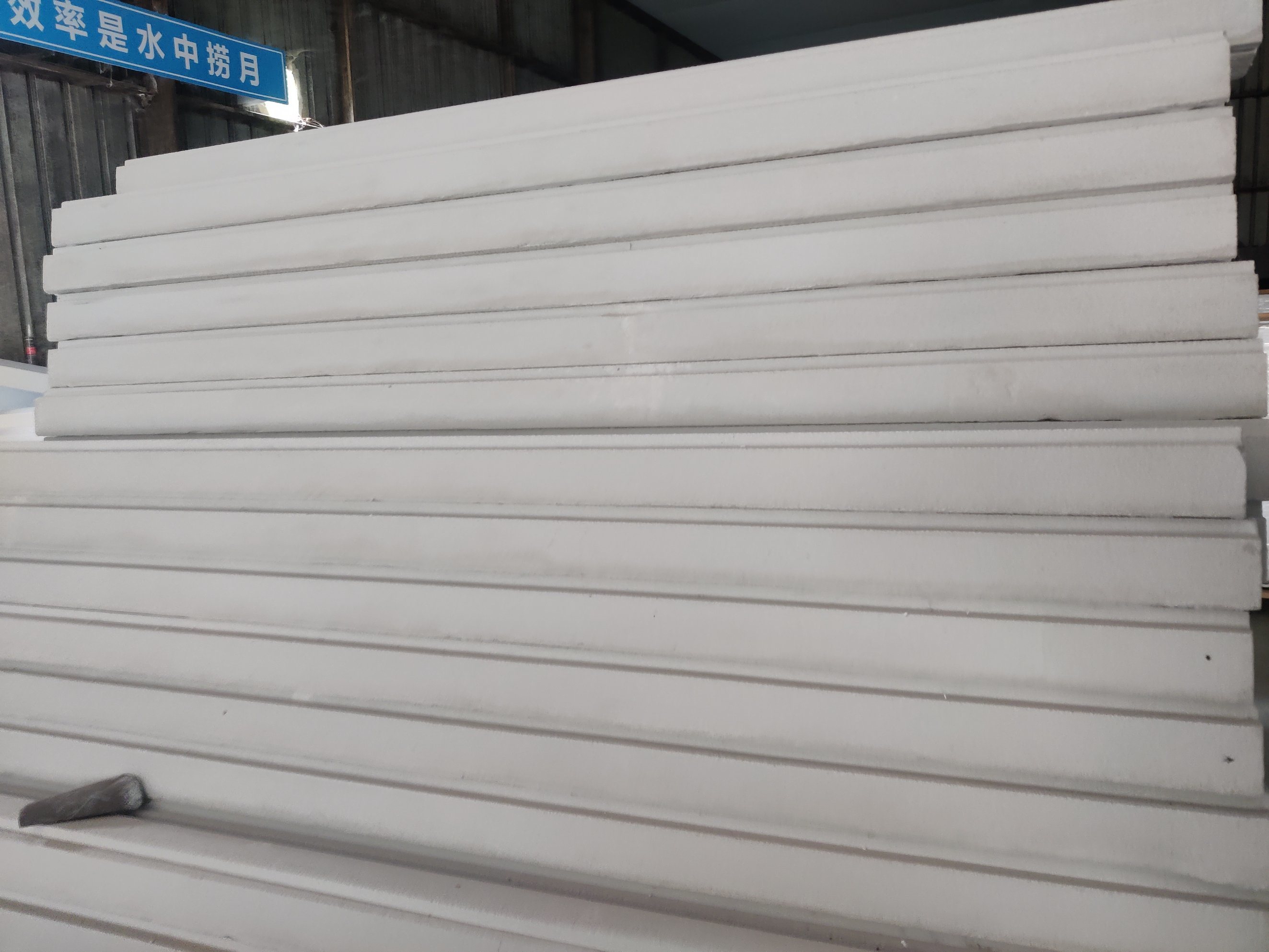 Decoration Material EPS Cornice Moulding Square Line Waistline Custom Manufacturers