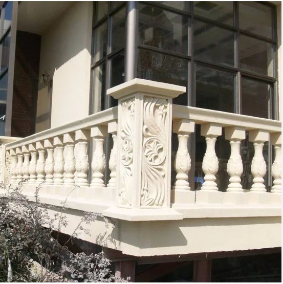 Exterior Villa Exterior Wall EPS Beam Brackets European Style Decoration Material Foam Beams Square Roman Column Home Decoration