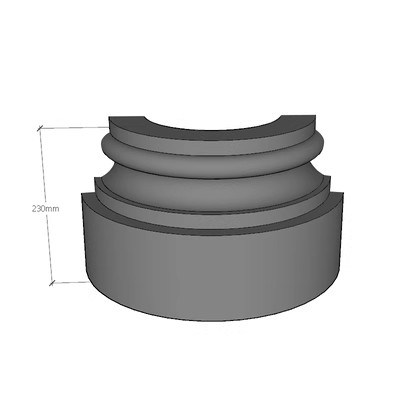 Manufacturers Custom Commercial, Building EPS Decoration Material Column Modeling