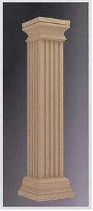 EPS Foam Moulding, External Decoration Material Roman Column, Square Relief Column Plate