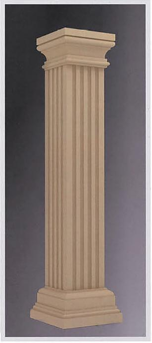 EPS Foam Moulding, External Decoration Material Roman Column, Square Relief Column Plate